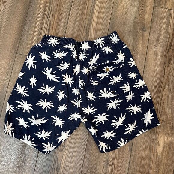 Men’s Barney Cools Navy and White Leaf Shorts 34 - Picture 4 of 7